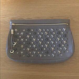 Jimmy Choo Nude Star Studded Wristlet